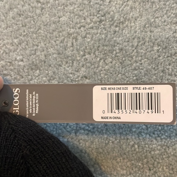 black and white stripe unisex hat - Picture 4 of 5